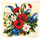 (VER-0006227-2560) Маки, ромашки и васельки | Poppies of a camomile and cornflowers
